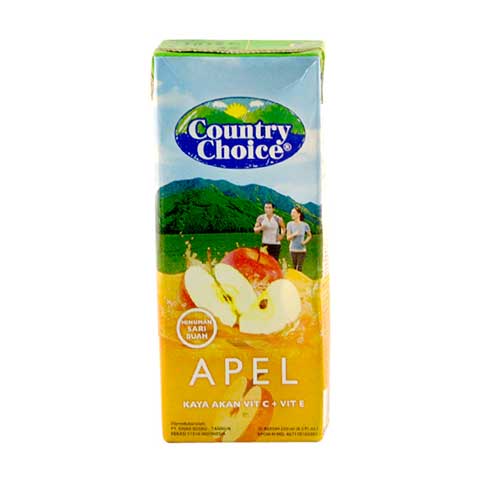 COUNTRY CHOICE APPLE 6 X 250 ML